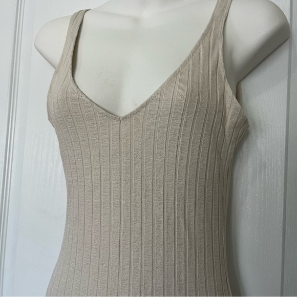 Zara  Ribbed Sleeveless Dress Women Small - Picture 3 of 11
